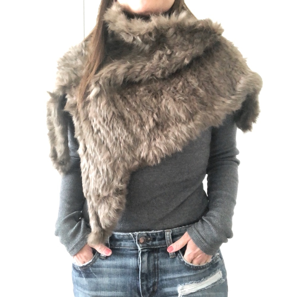 Rabbit Fur Wrap